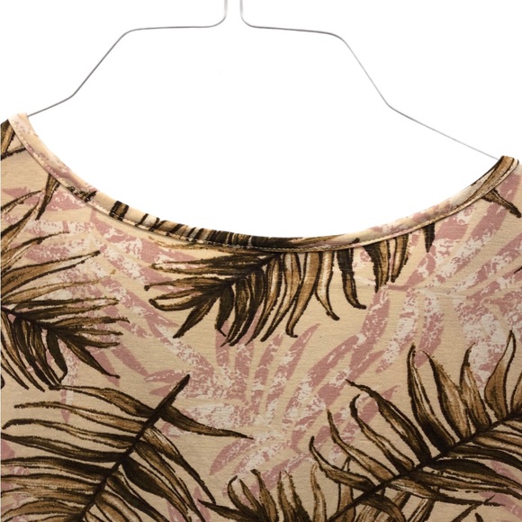 Lavish Size Large tie & button detail blouse coastal summer style cape sleeve - Picture 14 of 14